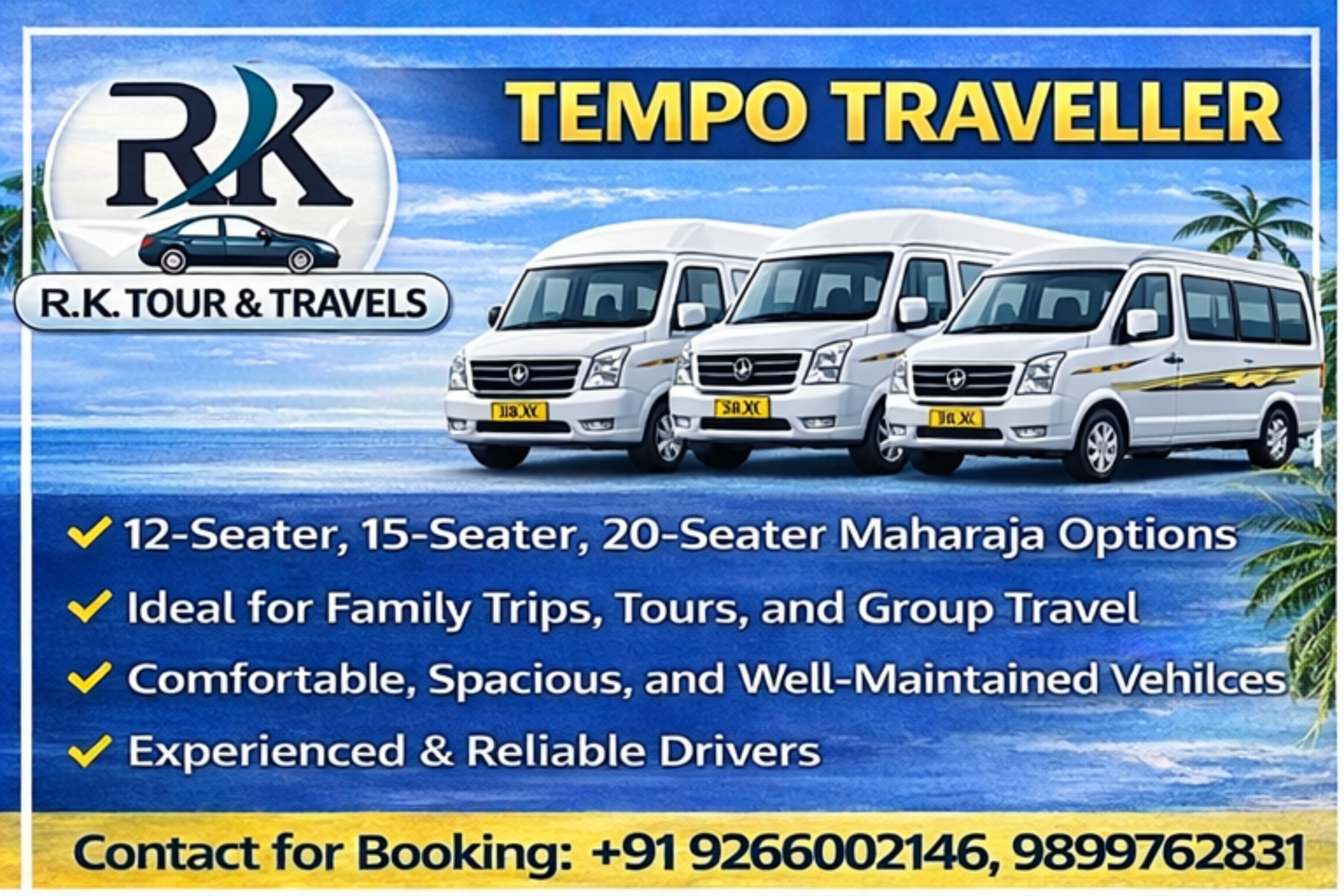 Car Rental Services RK TOUR TRAVELS scaled